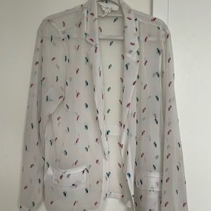 BCBGeneration Sheer Blazer